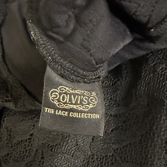 OLVI'S Elegant Black Lace Dress - Picture 8 of 12